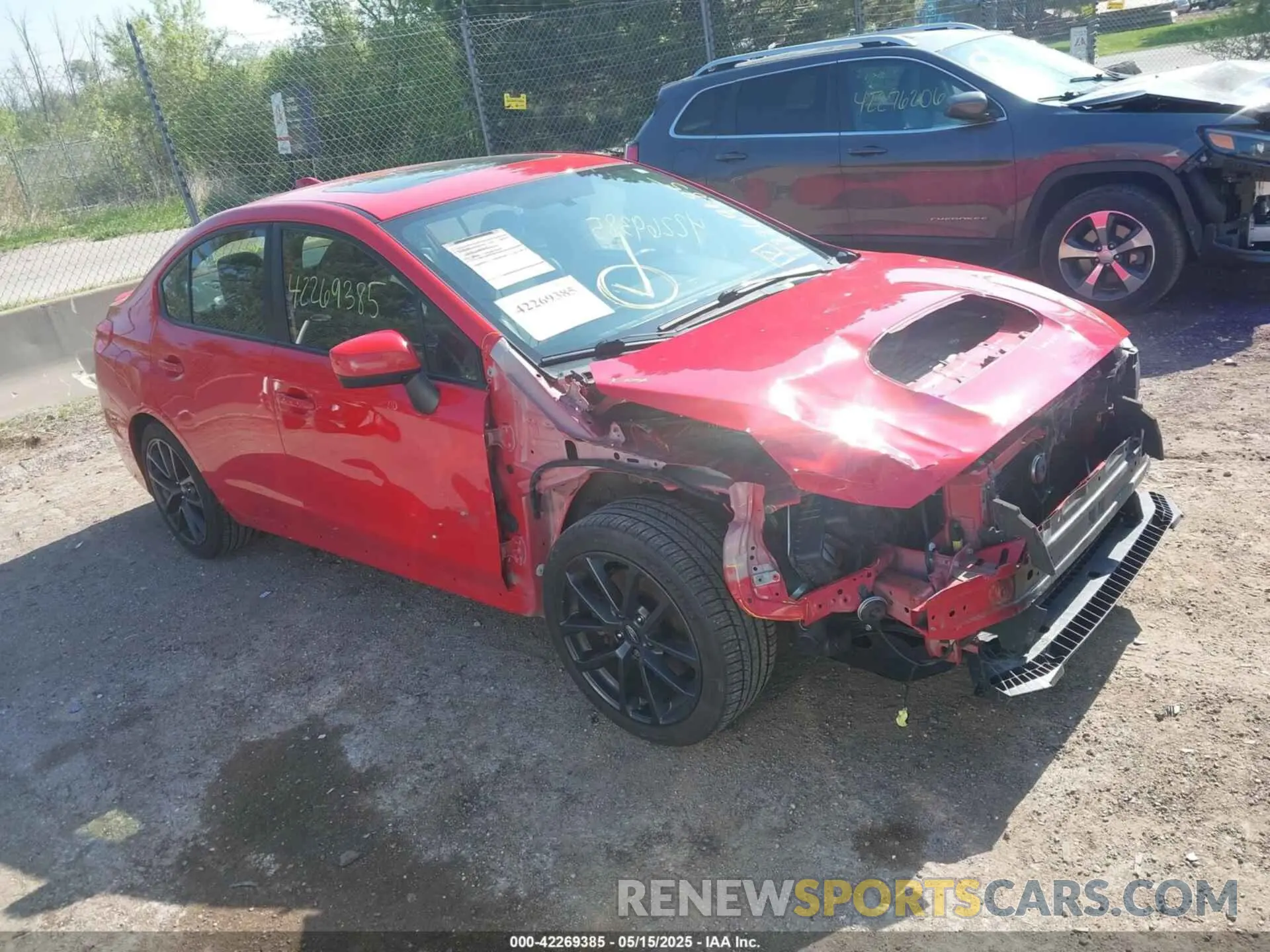 1 fotografías del automóvil dañado JF1VA1H6XK9815585 SUBARU WRX 2019