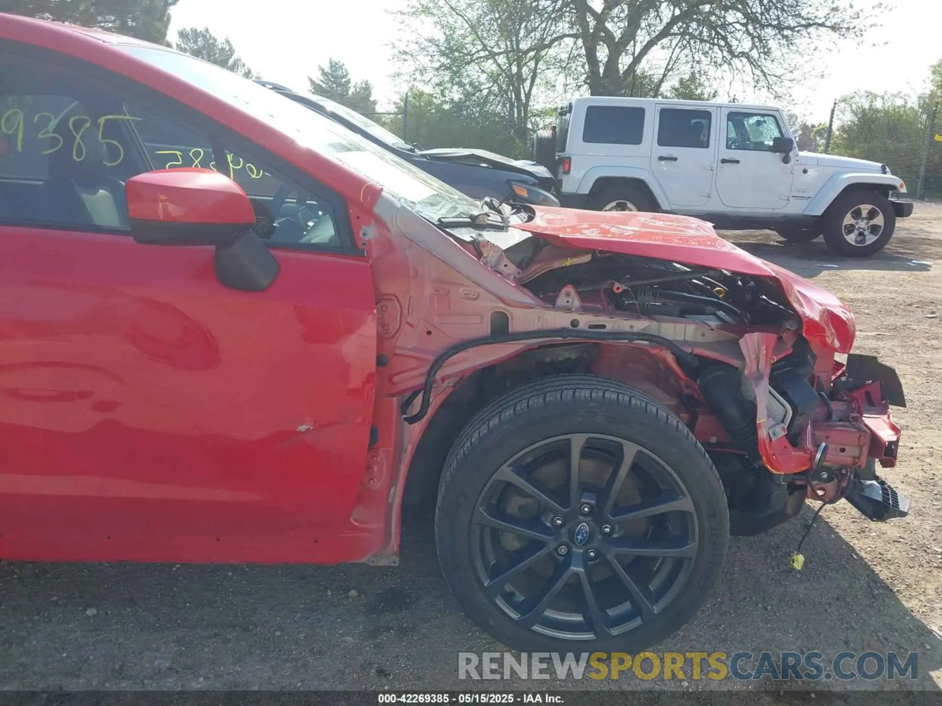 21 fotografías del automóvil dañado JF1VA1H6XK9815585 SUBARU WRX 2019