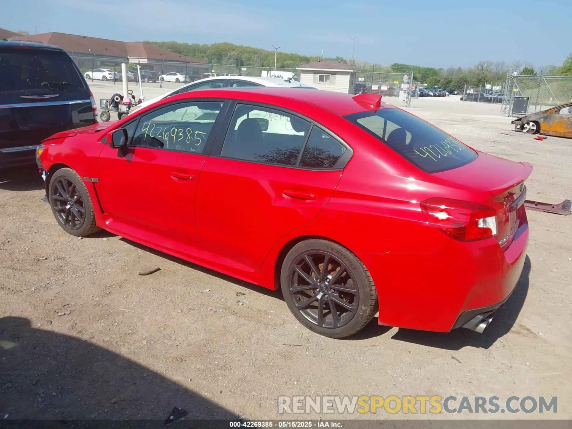 3 fotografías del automóvil dañado JF1VA1H6XK9815585 SUBARU WRX 2019