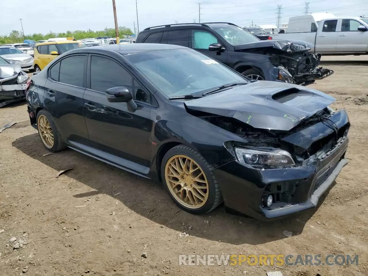 4 fotografías del automóvil dañado JF1VA1J6XK9825348 SUBARU WRX 2019
