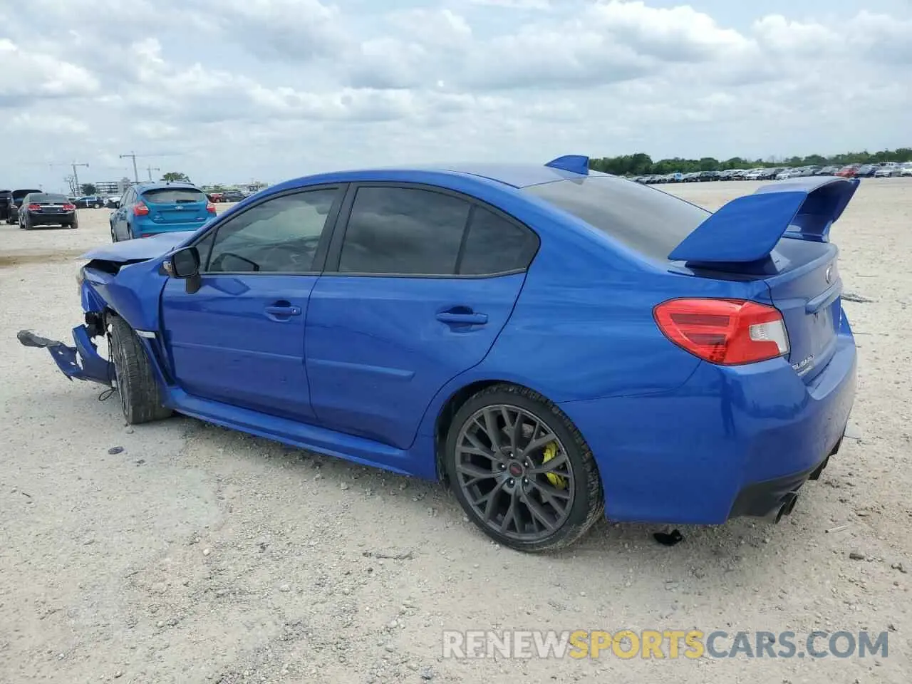 2 fotografías del automóvil dañado JF1VA2R65K9825395 SUBARU WRX 2019