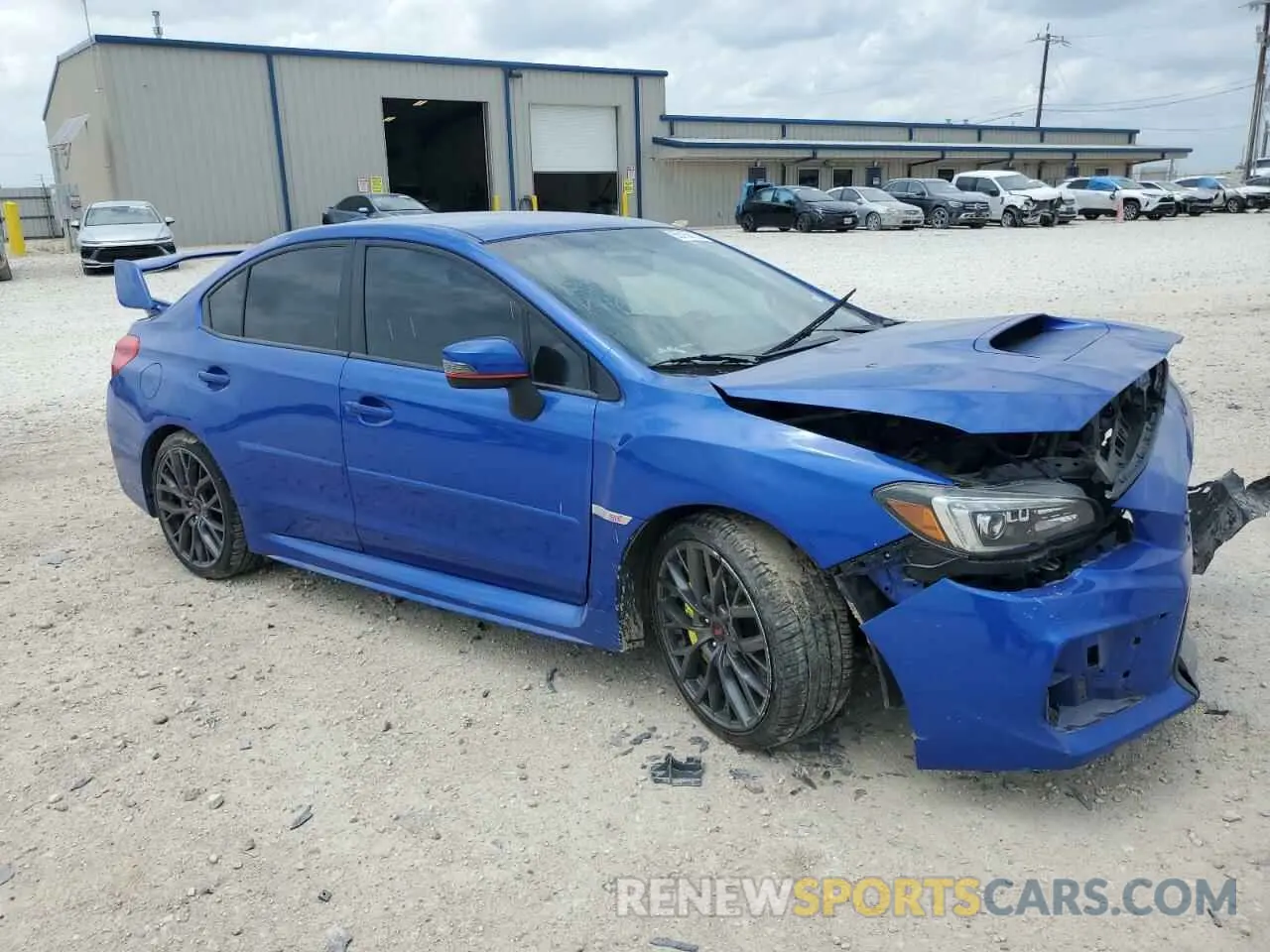 4 fotografías del automóvil dañado JF1VA2R65K9825395 SUBARU WRX 2019
