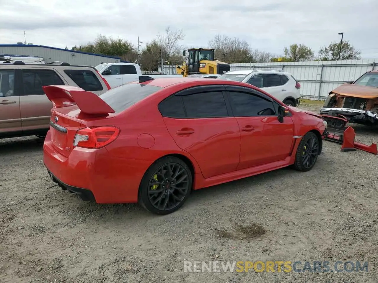 3 fotografías del automóvil dañado JF1VA2R65K9830600 SUBARU WRX 2019