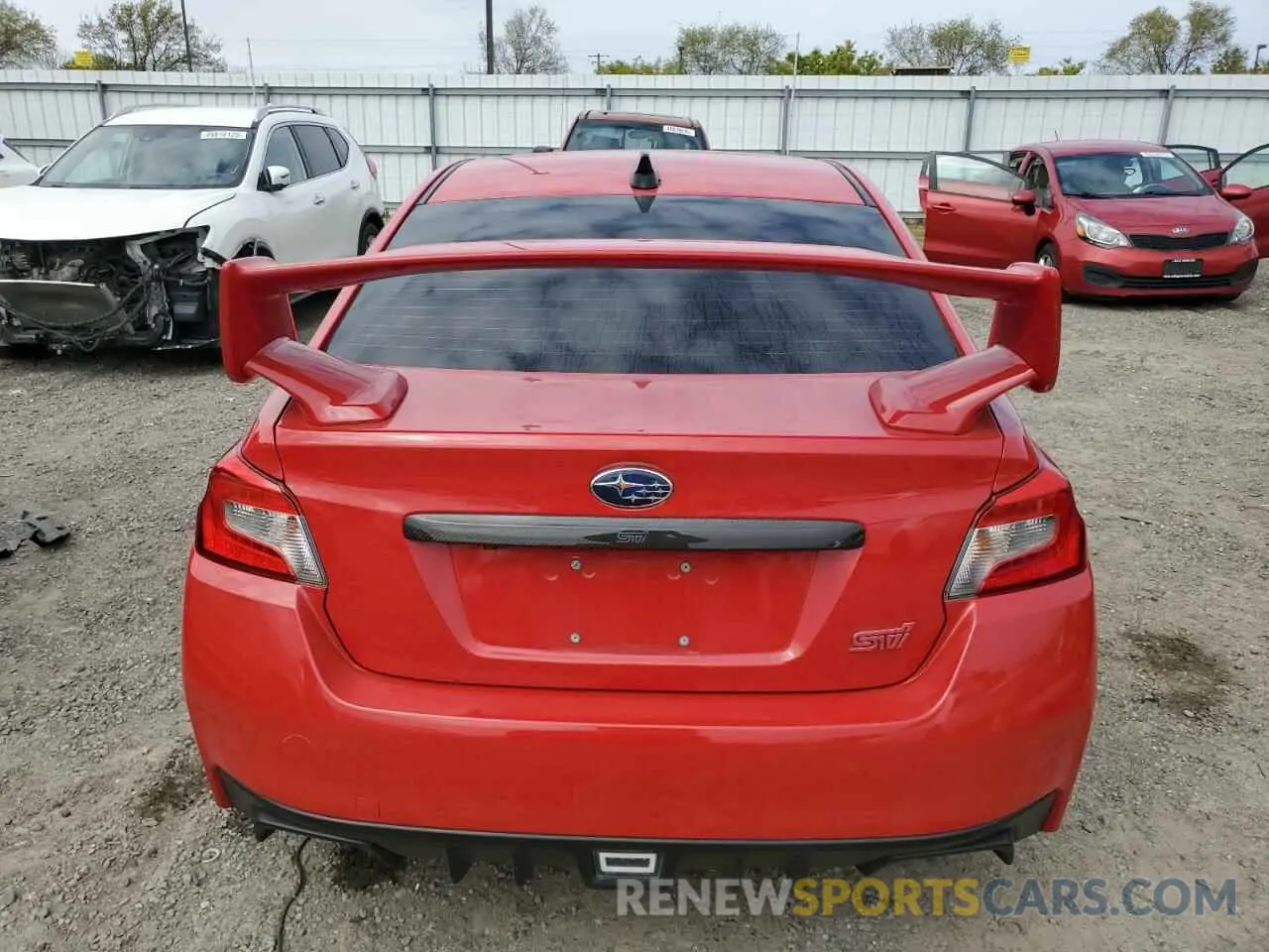 6 fotografías del automóvil dañado JF1VA2R65K9830600 SUBARU WRX 2019