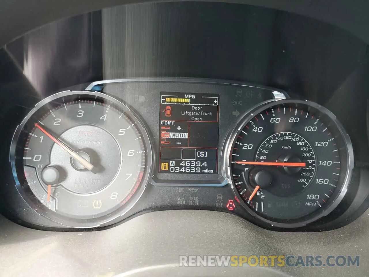 9 fotografías del automóvil dañado JF1VA2R65K9830600 SUBARU WRX 2019