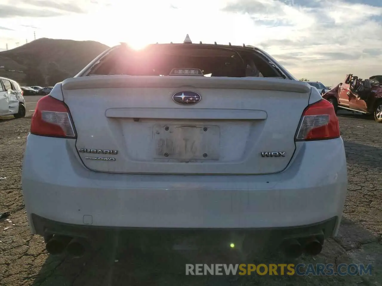 6 fotografías del automóvil dañado JF1VA1A60L9808723 SUBARU WRX 2020