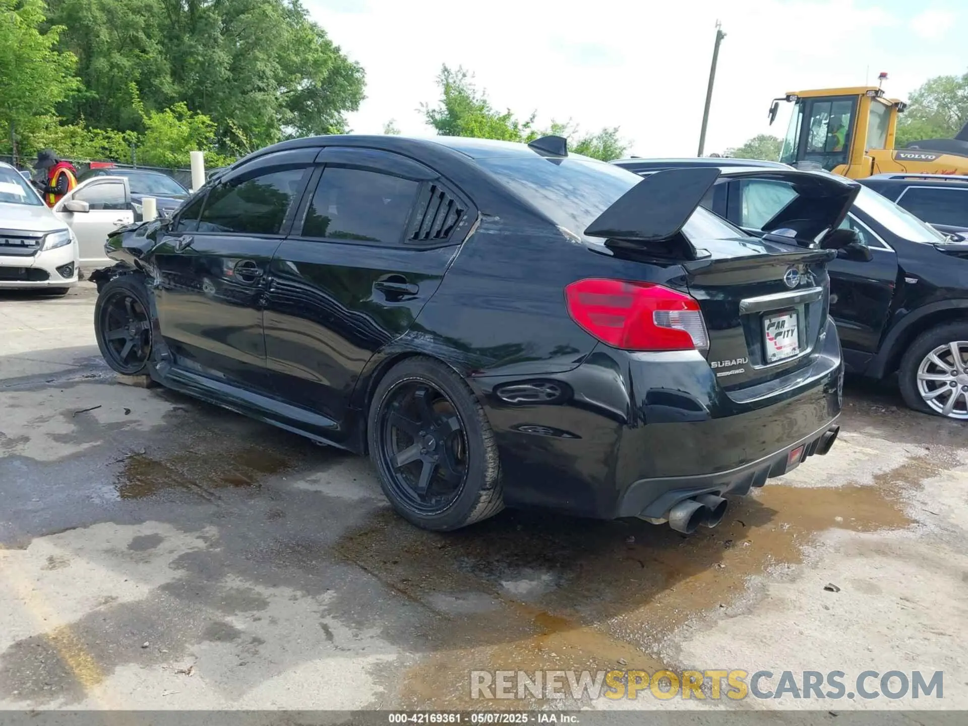 3 fotografías del automóvil dañado JF1VA1A61L9804034 SUBARU WRX 2020