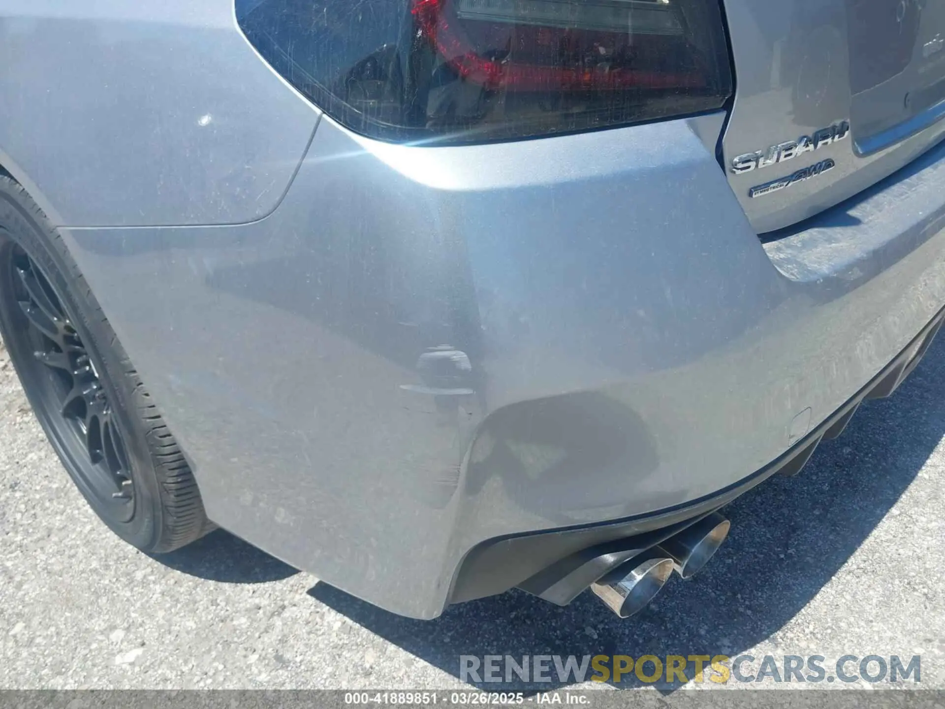 18 fotografías del automóvil dañado JF1VA1A61L9829130 SUBARU WRX 2020