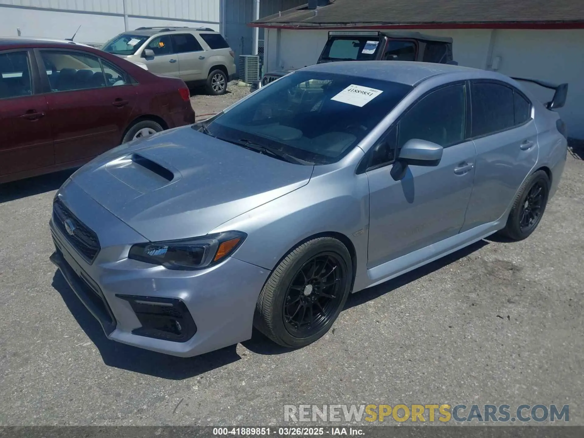 2 fotografías del automóvil dañado JF1VA1A61L9829130 SUBARU WRX 2020