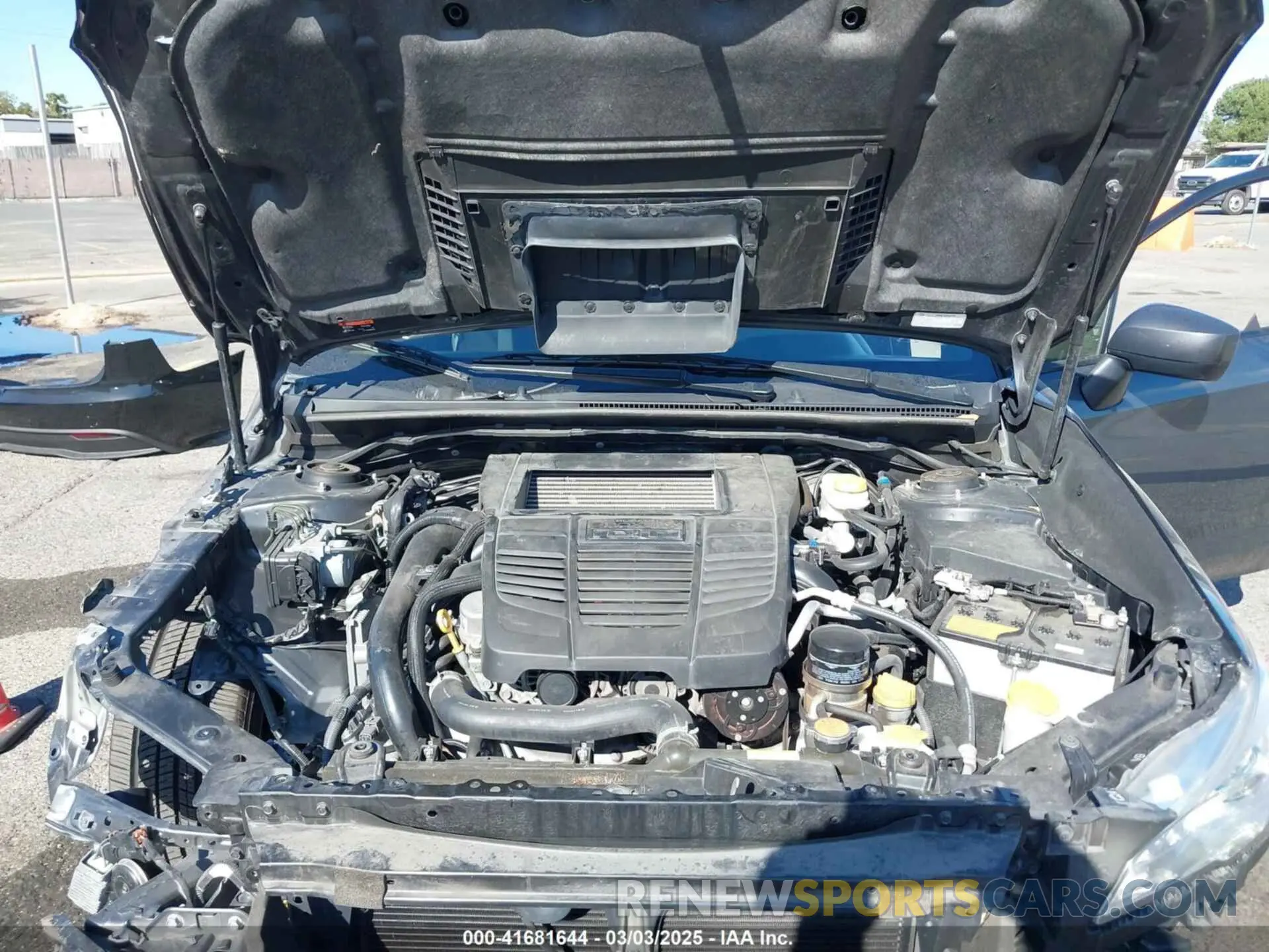 10 fotografías del automóvil dañado JF1VA1A62L9832523 SUBARU WRX 2020