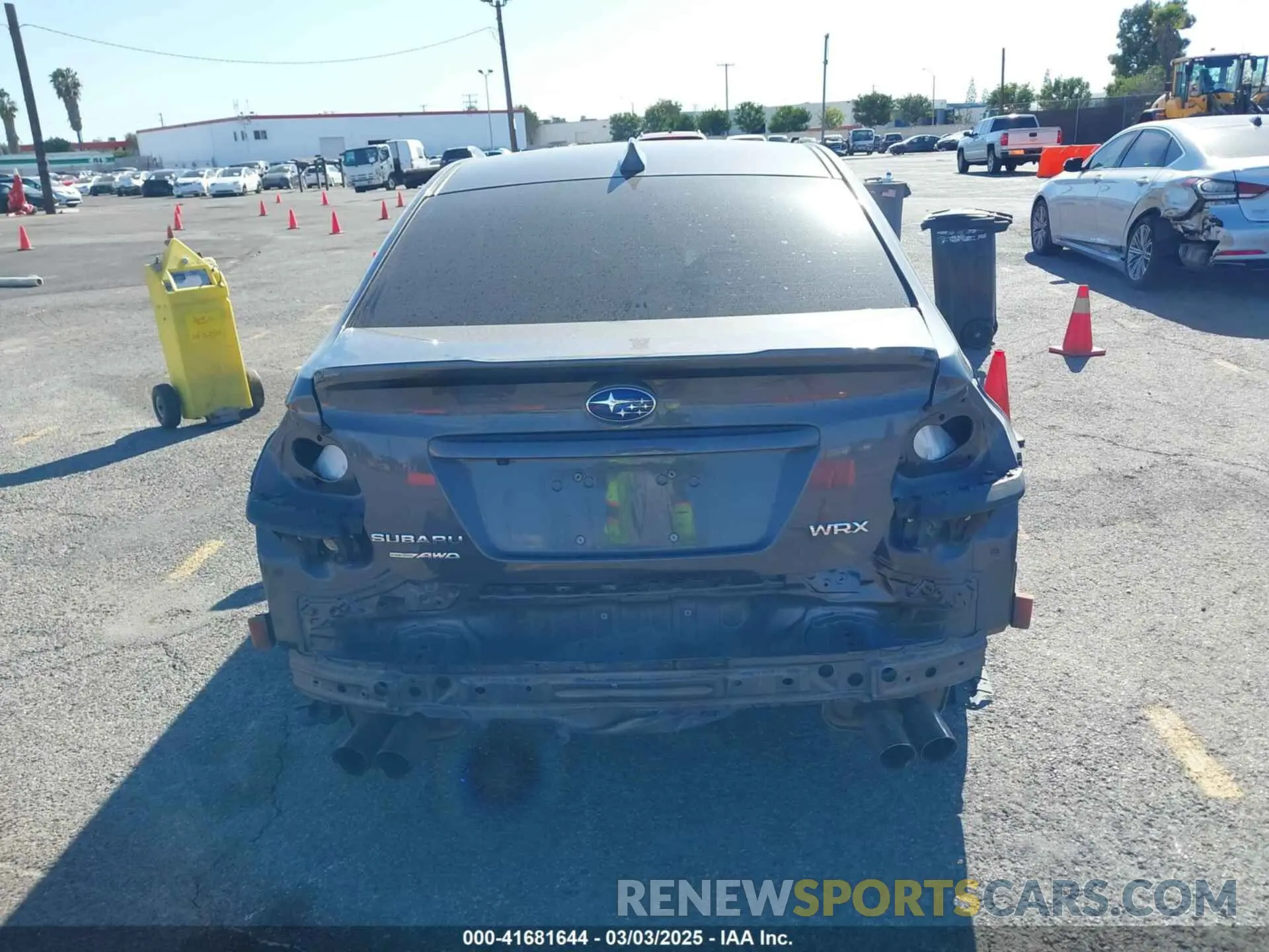 16 fotografías del automóvil dañado JF1VA1A62L9832523 SUBARU WRX 2020