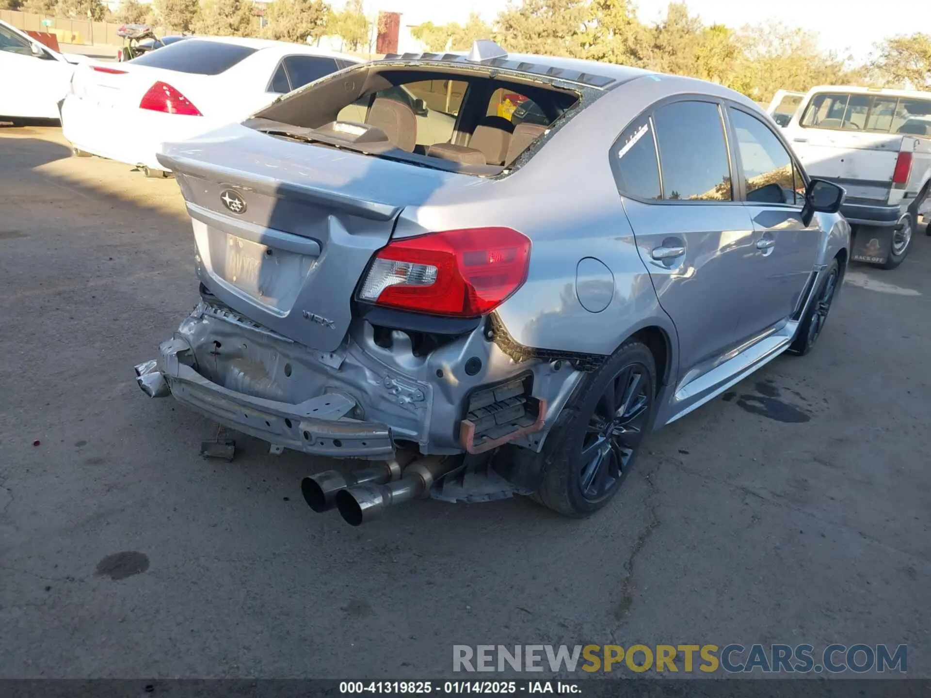 4 fotografías del automóvil dañado JF1VA1A63L9828612 SUBARU WRX 2020