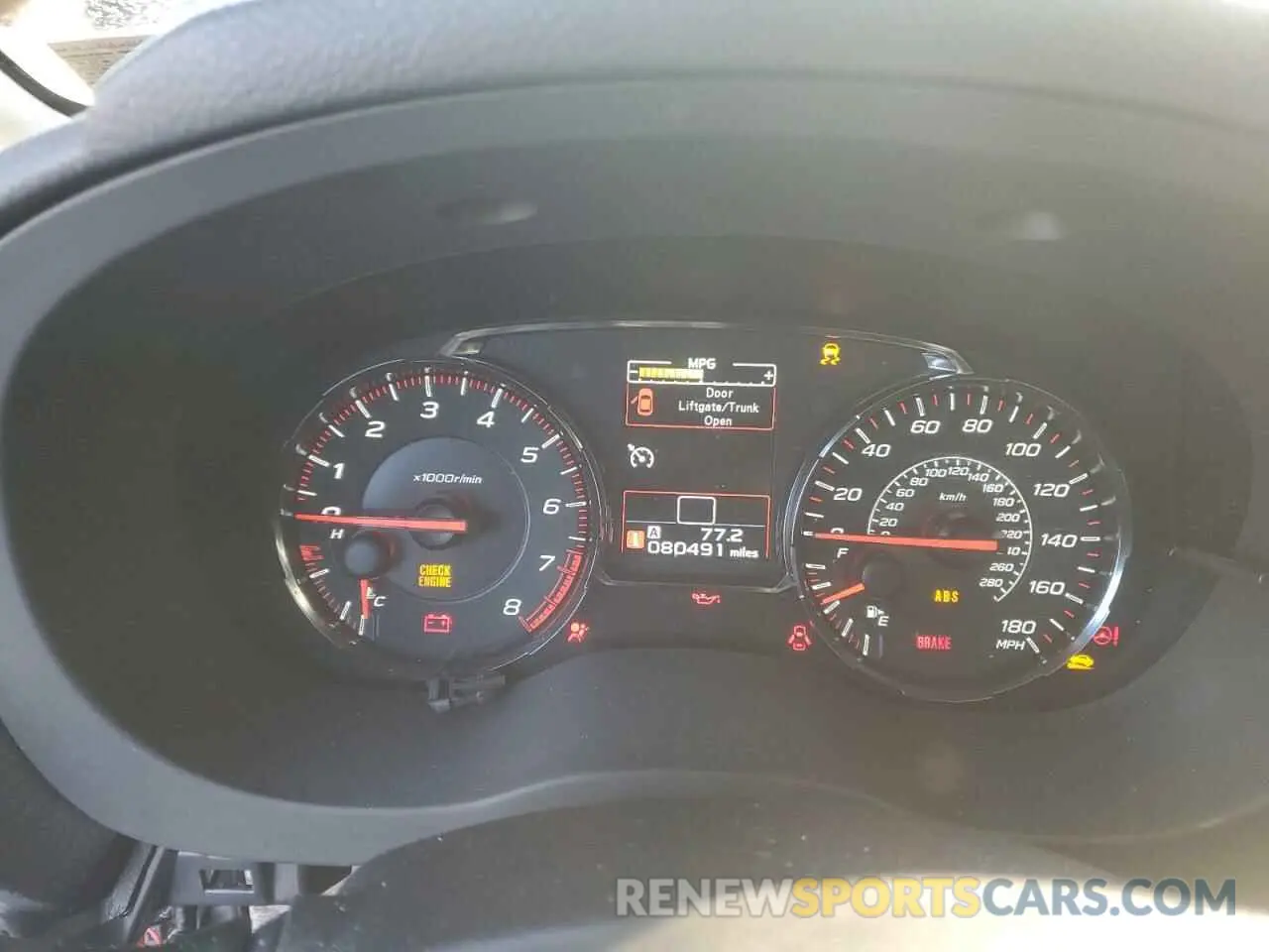 9 fotografías del automóvil dañado JF1VA1A68L9825298 SUBARU WRX 2020