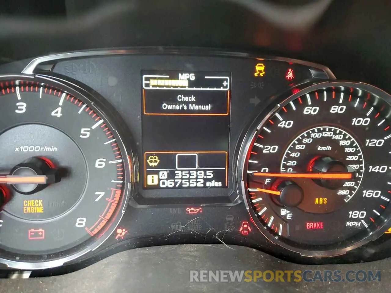 9 fotografías del automóvil dañado JF1VA1A68L9829299 SUBARU WRX 2020