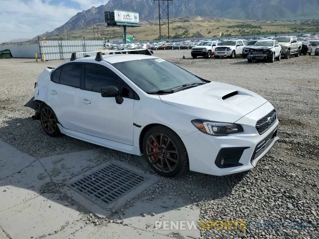 4 fotografías del automóvil dañado JF1VA1B61L9810950 SUBARU WRX 2020