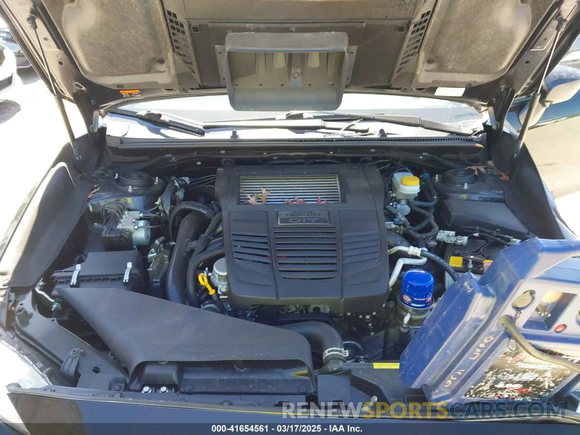10 fotografías del automóvil dañado JF1VA1B66L9831616 SUBARU WRX 2020