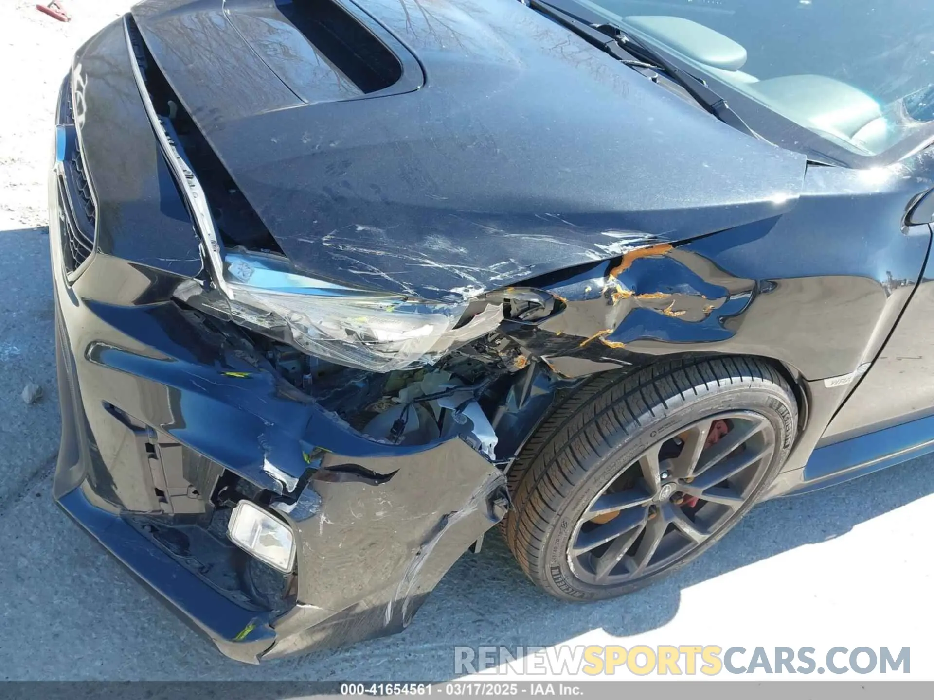 6 fotografías del automóvil dañado JF1VA1B66L9831616 SUBARU WRX 2020