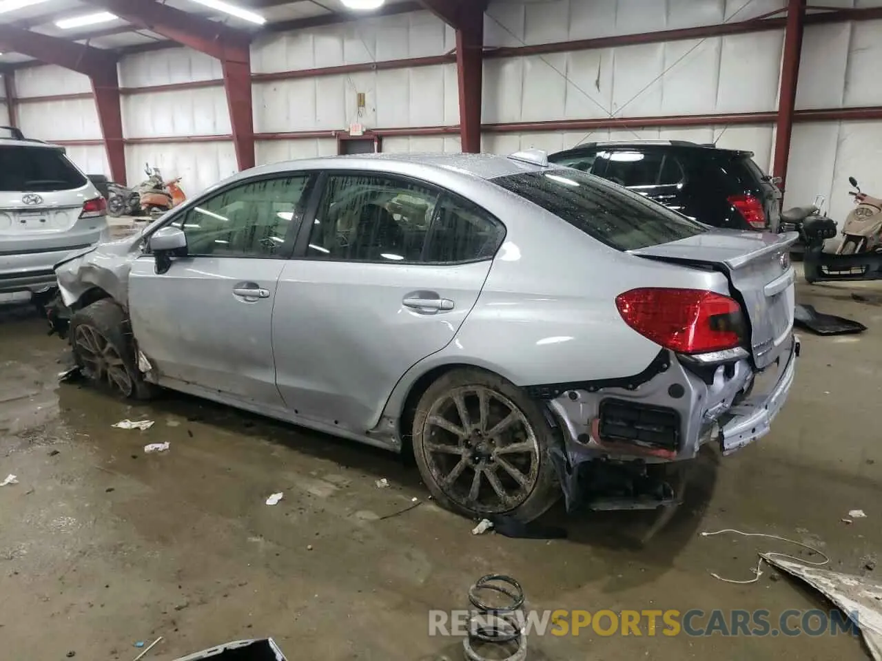 2 fotografías del automóvil dañado JF1VA1C63L9804050 SUBARU WRX 2020