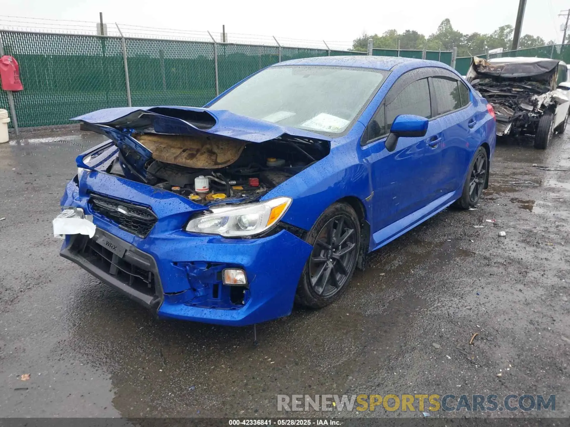 2 fotografías del automóvil dañado JF1VA1C63L9824895 SUBARU WRX 2020
