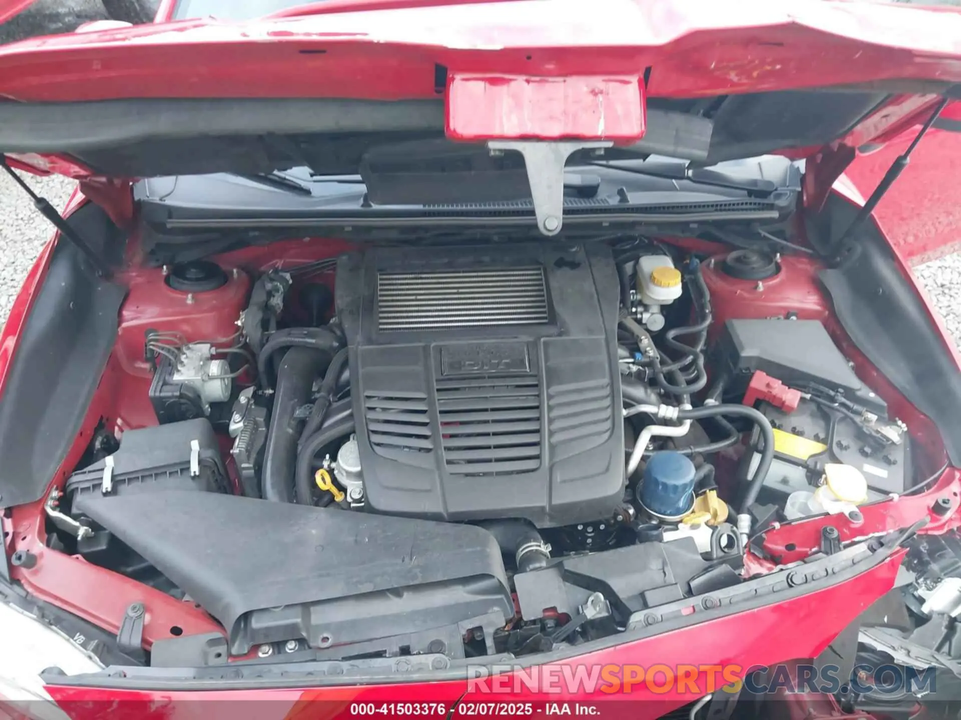 10 fotografías del automóvil dañado JF1VA1C63L9830602 SUBARU WRX 2020