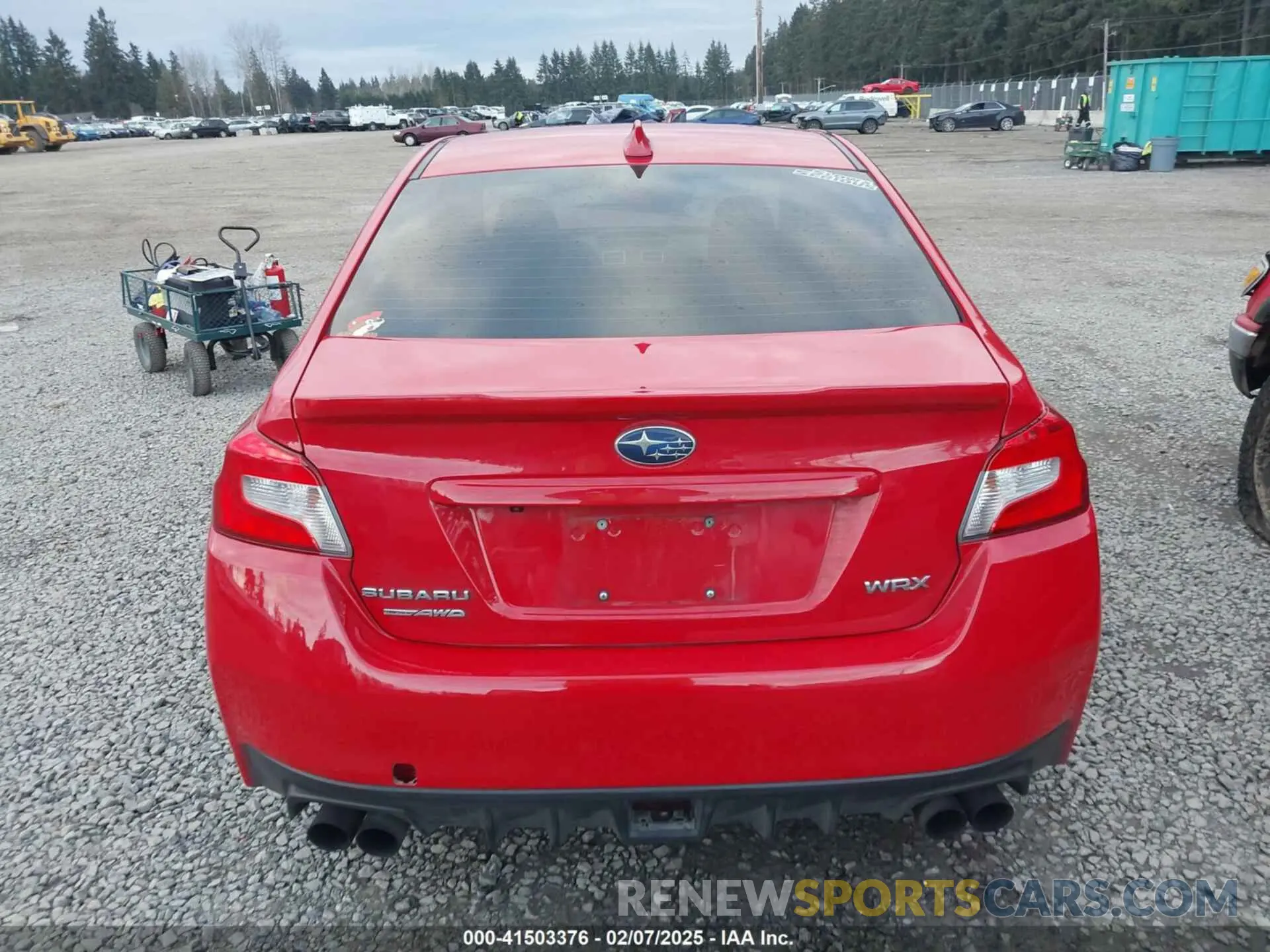 16 fotografías del automóvil dañado JF1VA1C63L9830602 SUBARU WRX 2020