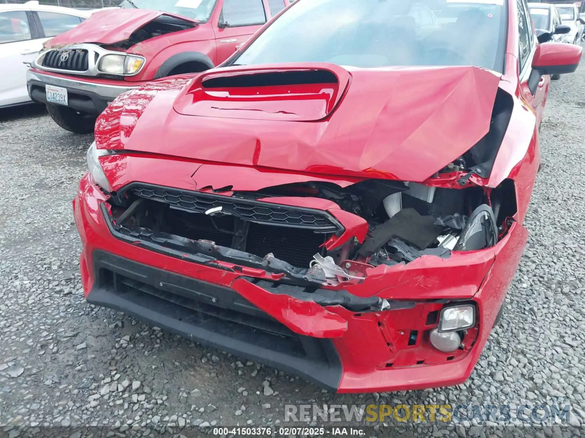 6 fotografías del automóvil dañado JF1VA1C63L9830602 SUBARU WRX 2020