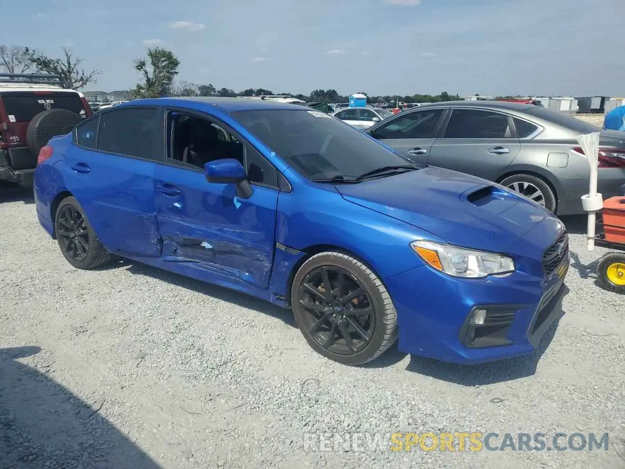 4 fotografías del automóvil dañado JF1VA1C65L9819150 SUBARU WRX 2020