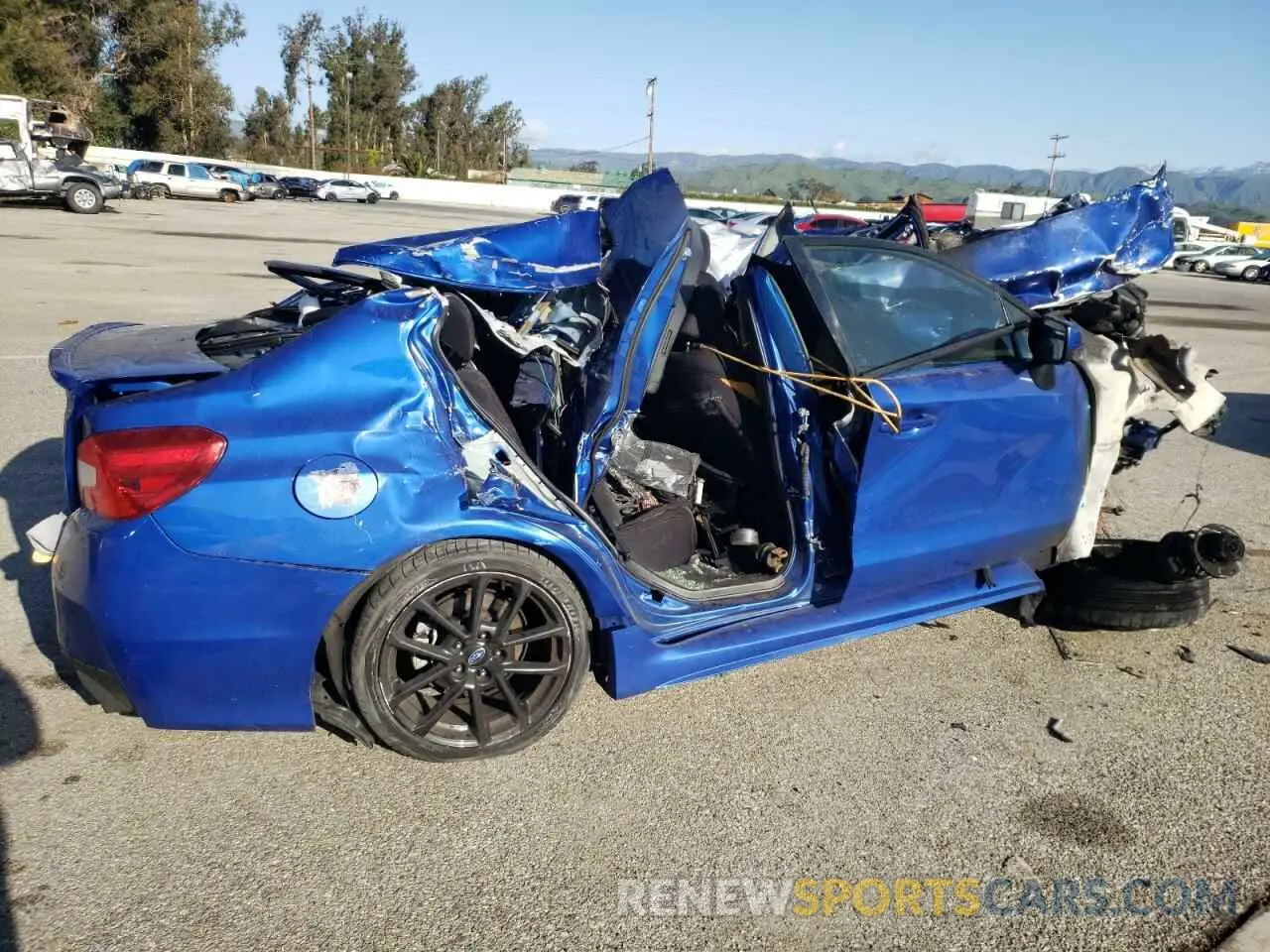 3 fotografías del automóvil dañado JF1VA1C65L9821741 SUBARU WRX 2020