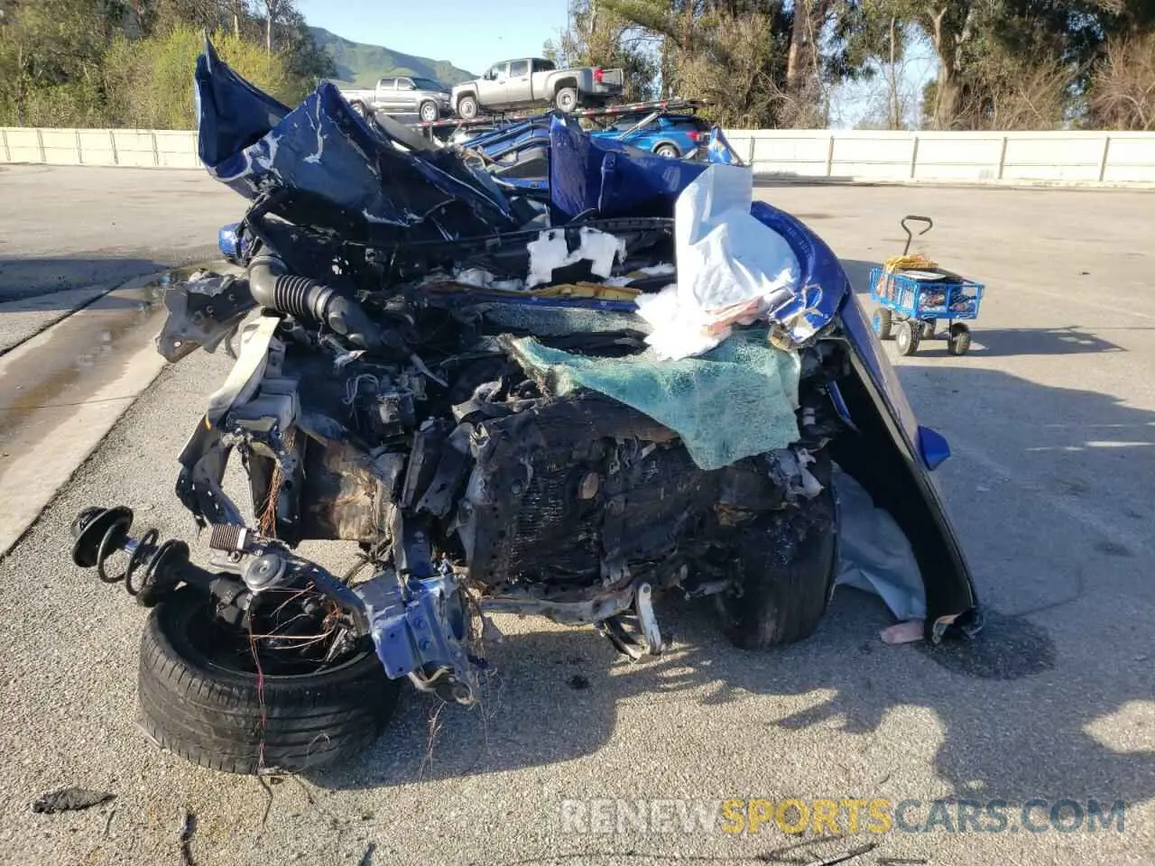 5 fotografías del automóvil dañado JF1VA1C65L9821741 SUBARU WRX 2020