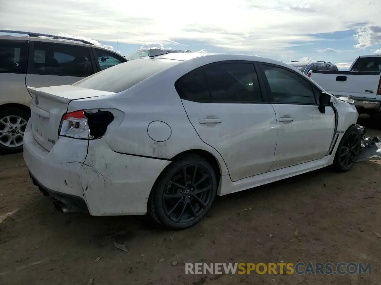 3 fotografías del automóvil dañado JF1VA1C66L9832537 SUBARU WRX 2020