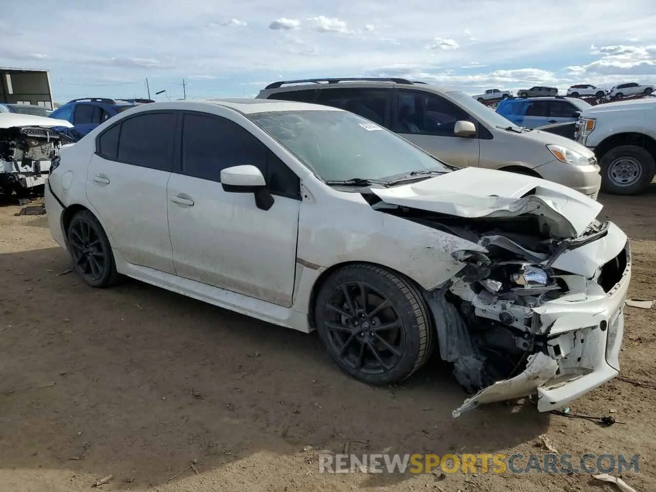 4 fotografías del automóvil dañado JF1VA1C66L9832537 SUBARU WRX 2020