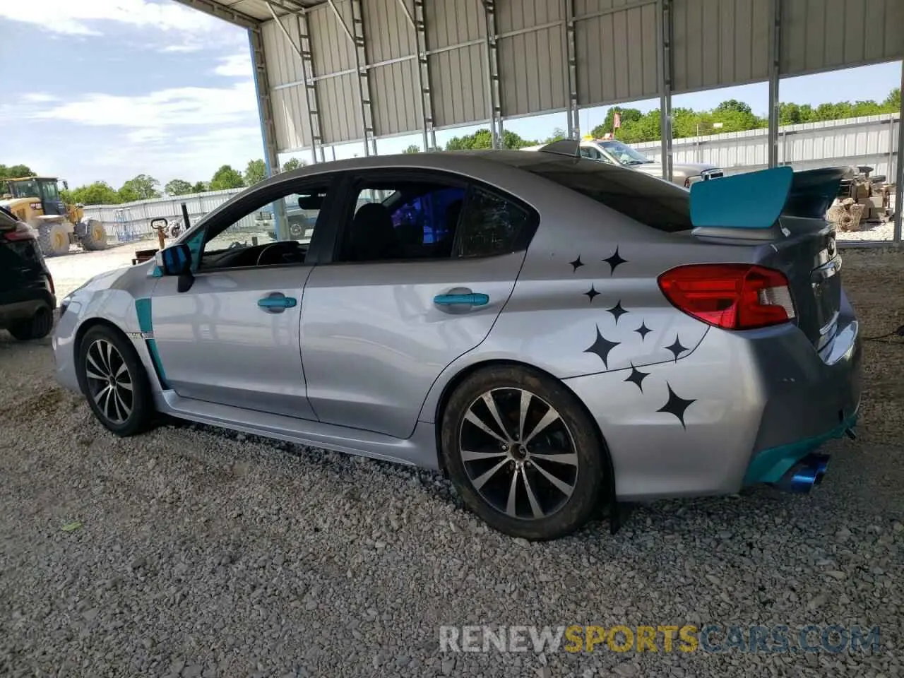 2 fotografías del automóvil dañado JF1VA1C67L9825872 SUBARU WRX 2020