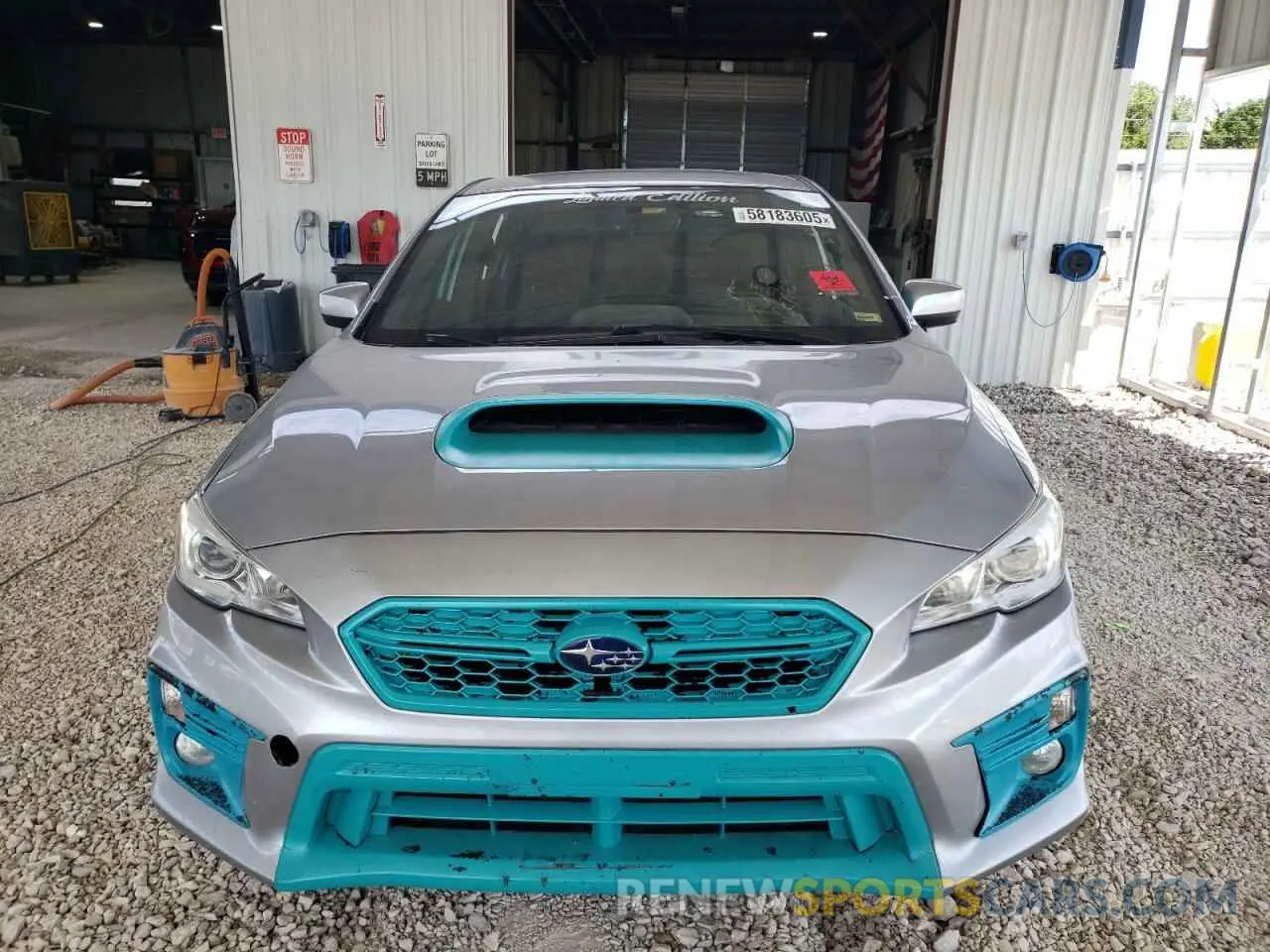 5 fotografías del automóvil dañado JF1VA1C67L9825872 SUBARU WRX 2020
