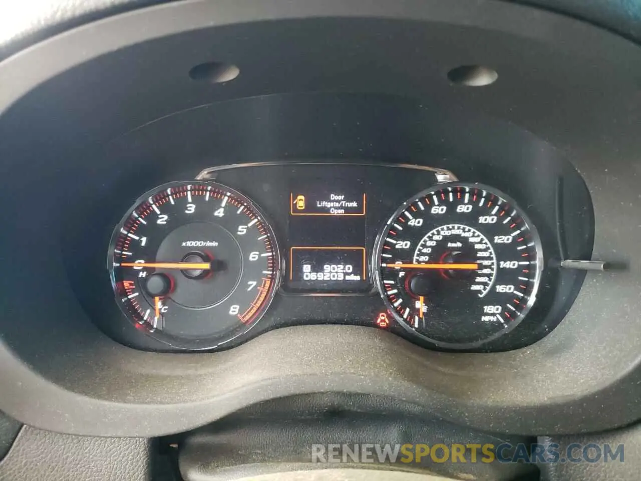 9 fotografías del automóvil dañado JF1VA1C67L9825872 SUBARU WRX 2020