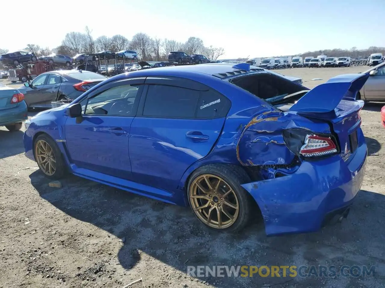 2 fotografías del automóvil dañado JF1VA1C69L9807695 SUBARU WRX 2020