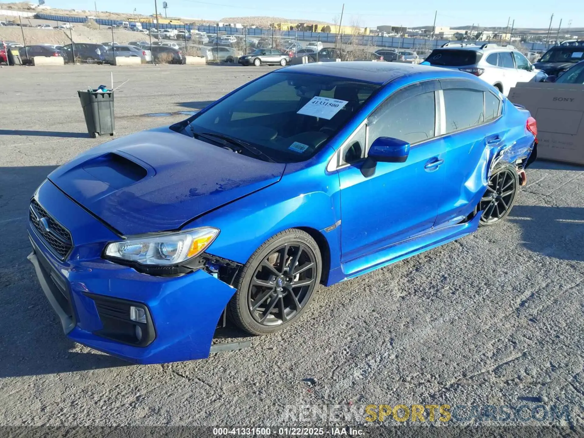 2 fotografías del automóvil dañado JF1VA1F64L8817276 SUBARU WRX 2020