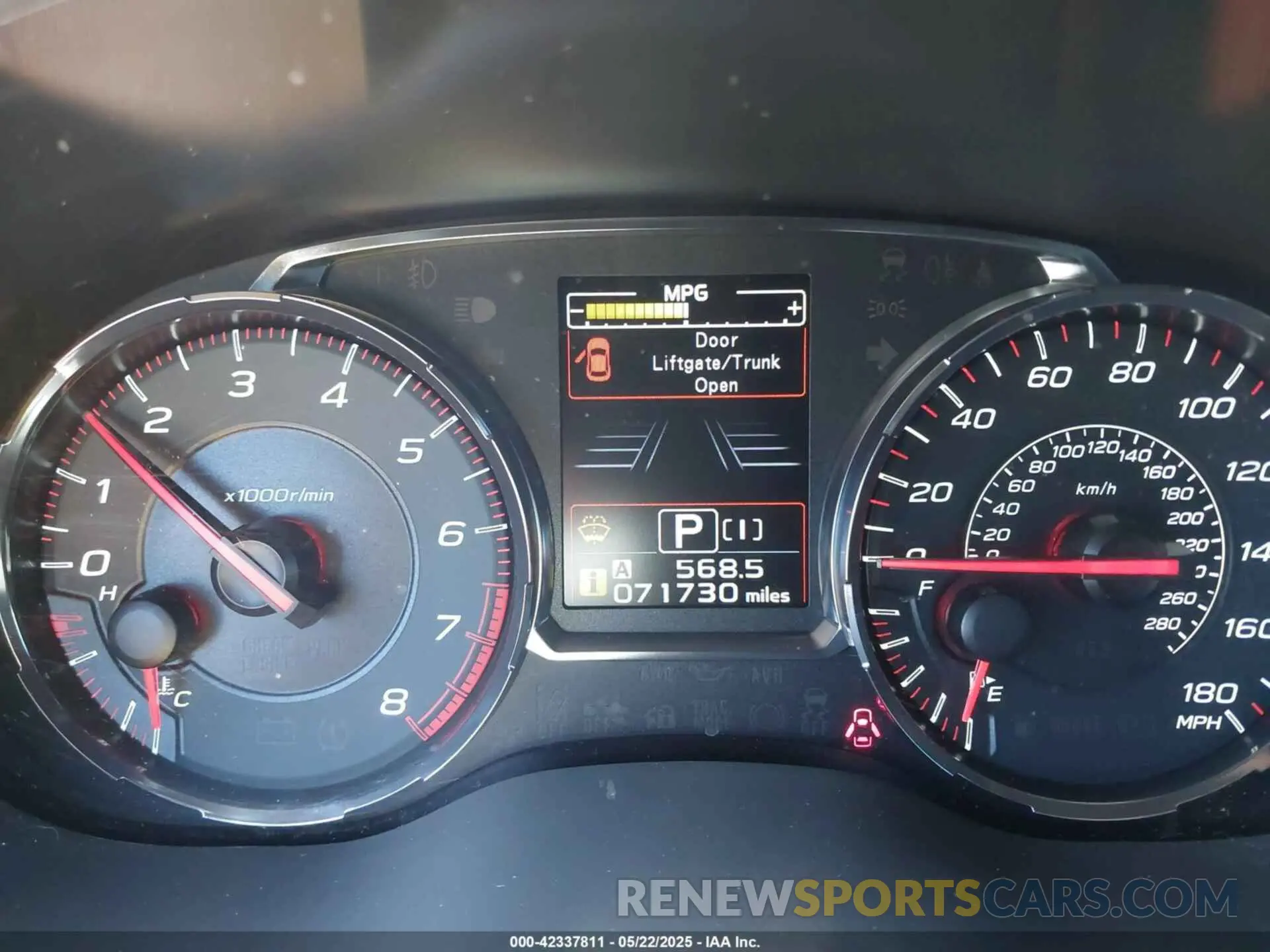 7 fotografías del automóvil dañado JF1VA1F66L8802018 SUBARU WRX 2020