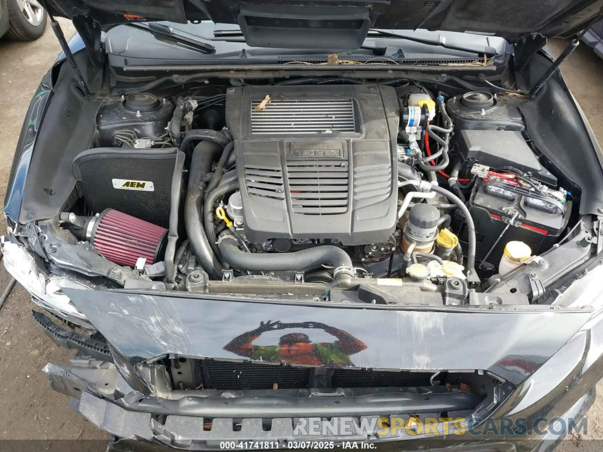 10 fotografías del automóvil dañado JF1VA1H61L9826962 SUBARU WRX 2020