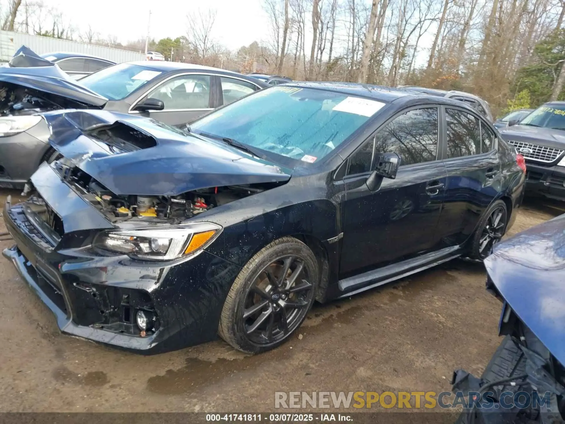 2 fotografías del automóvil dañado JF1VA1H61L9826962 SUBARU WRX 2020