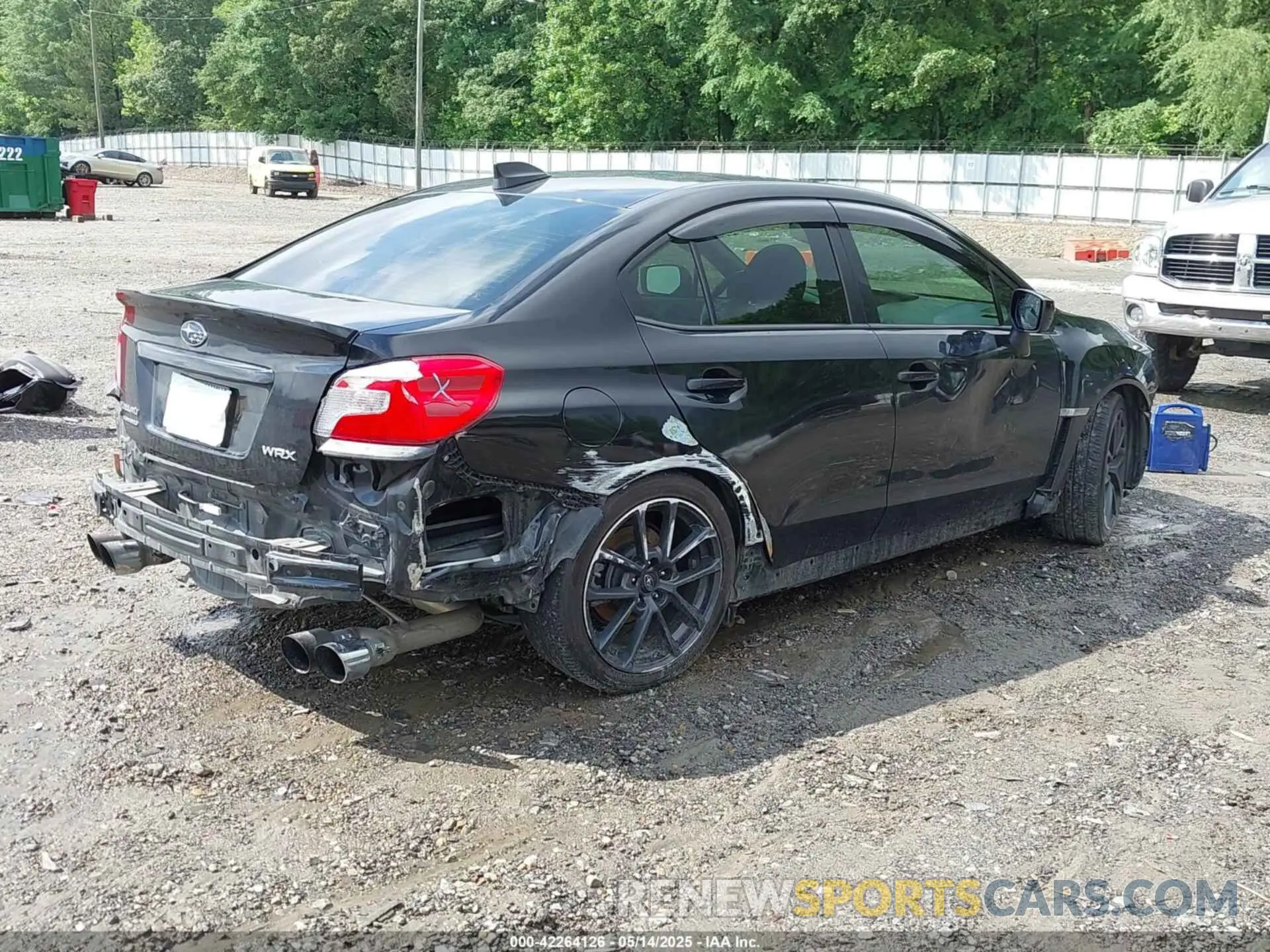 4 fotografías del automóvil dañado JF1VA1H61L9830235 SUBARU WRX 2020