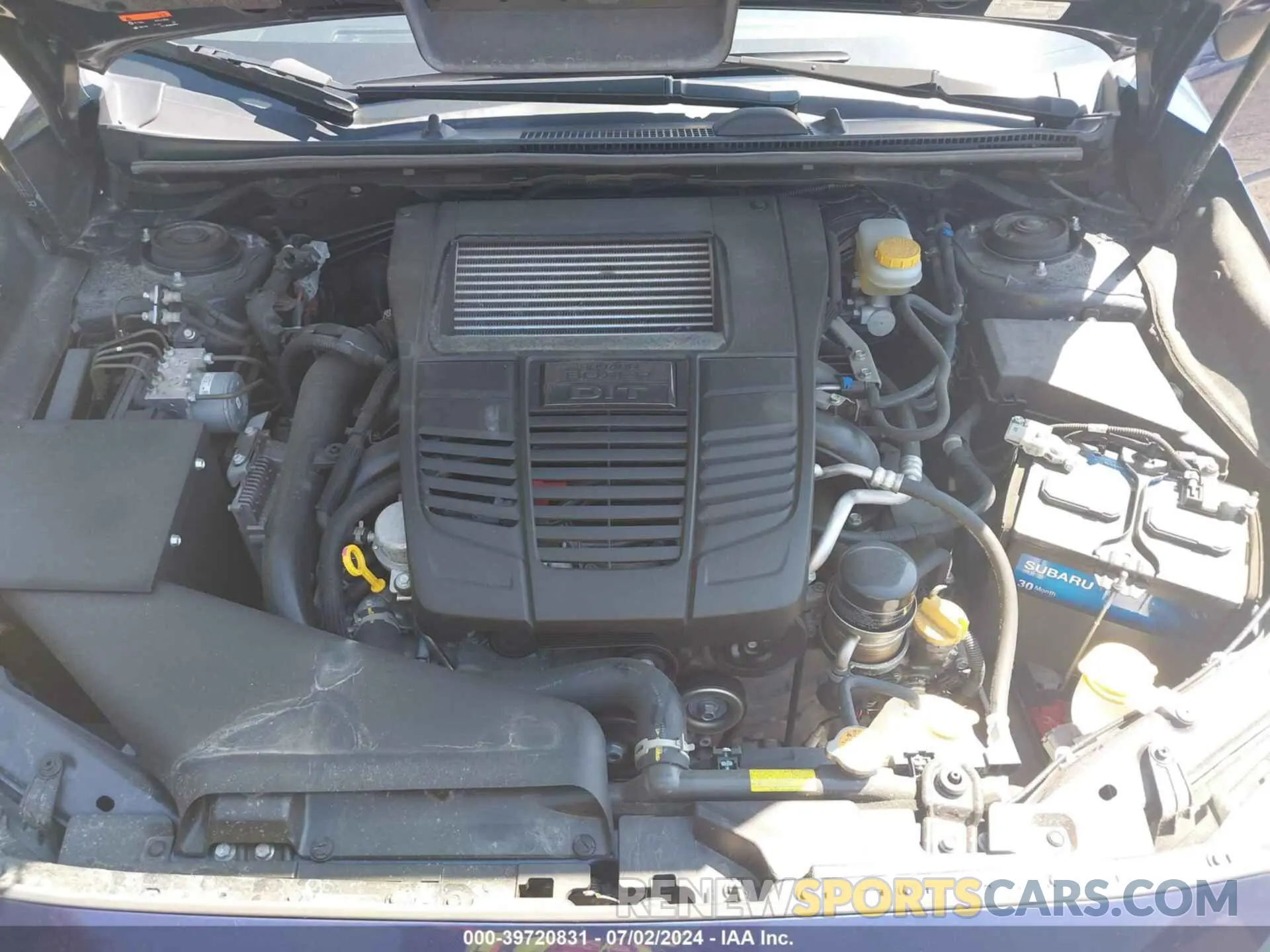 10 fotografías del automóvil dañado JF1VA1P62L8814679 SUBARU WRX 2020