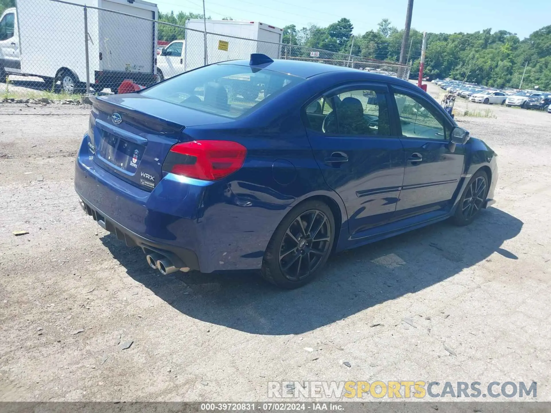 4 fotografías del automóvil dañado JF1VA1P62L8814679 SUBARU WRX 2020