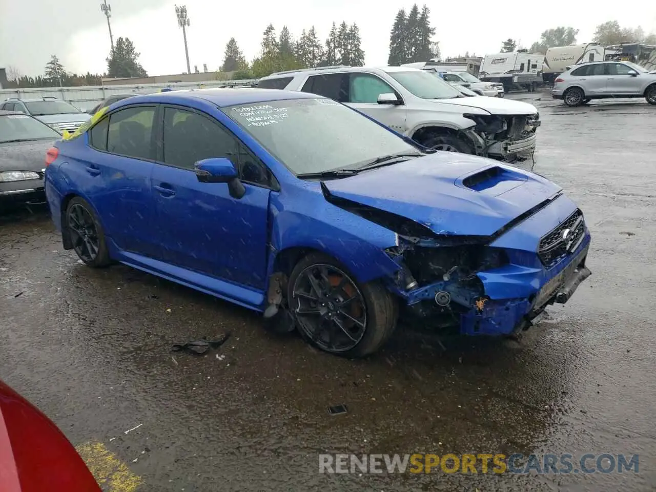 4 fotografías del automóvil dañado JF1VA1P63L8817090 SUBARU WRX 2020