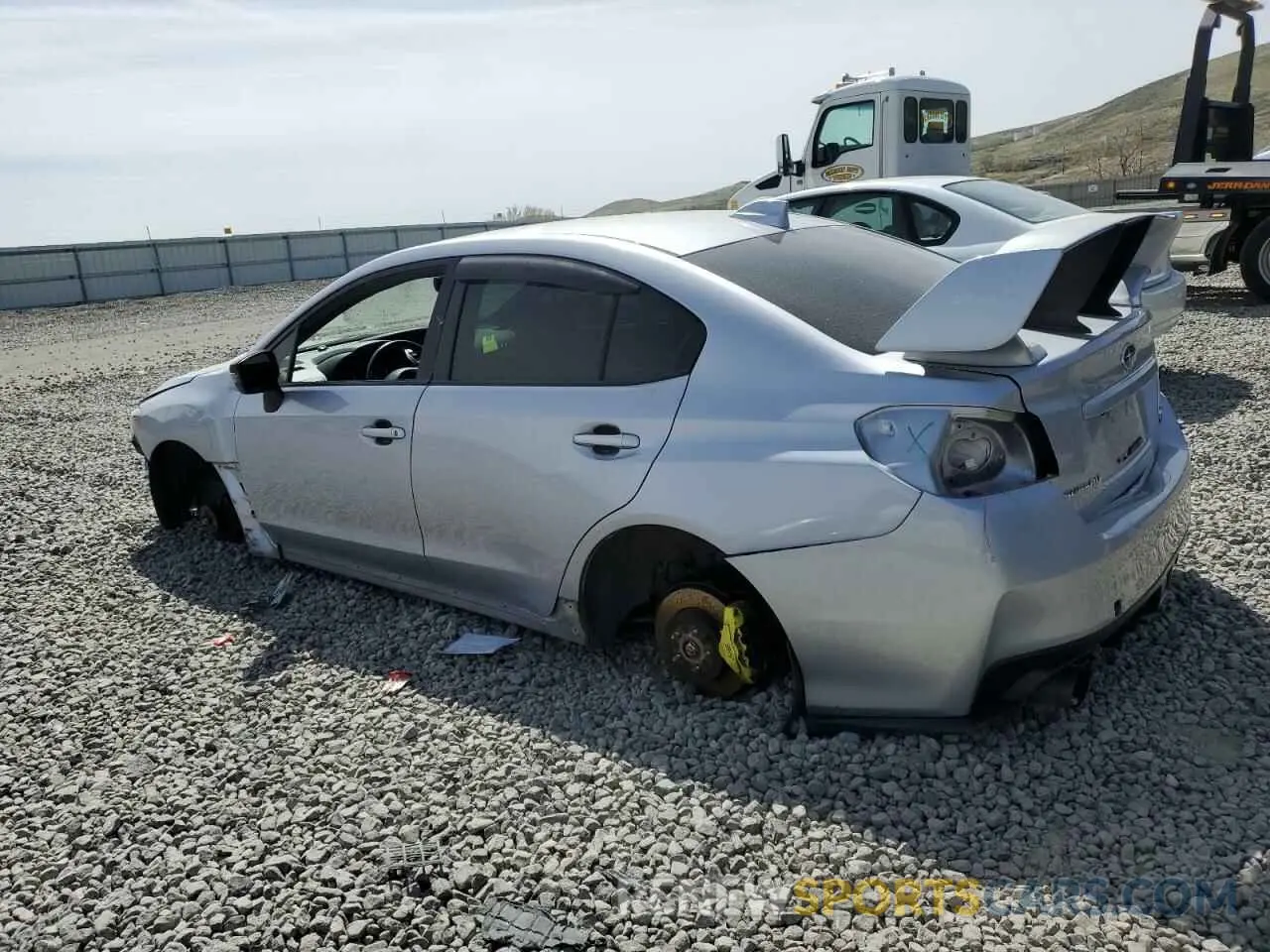 2 fotografías del automóvil dañado JF1VA2E6XL9805229 SUBARU WRX 2020