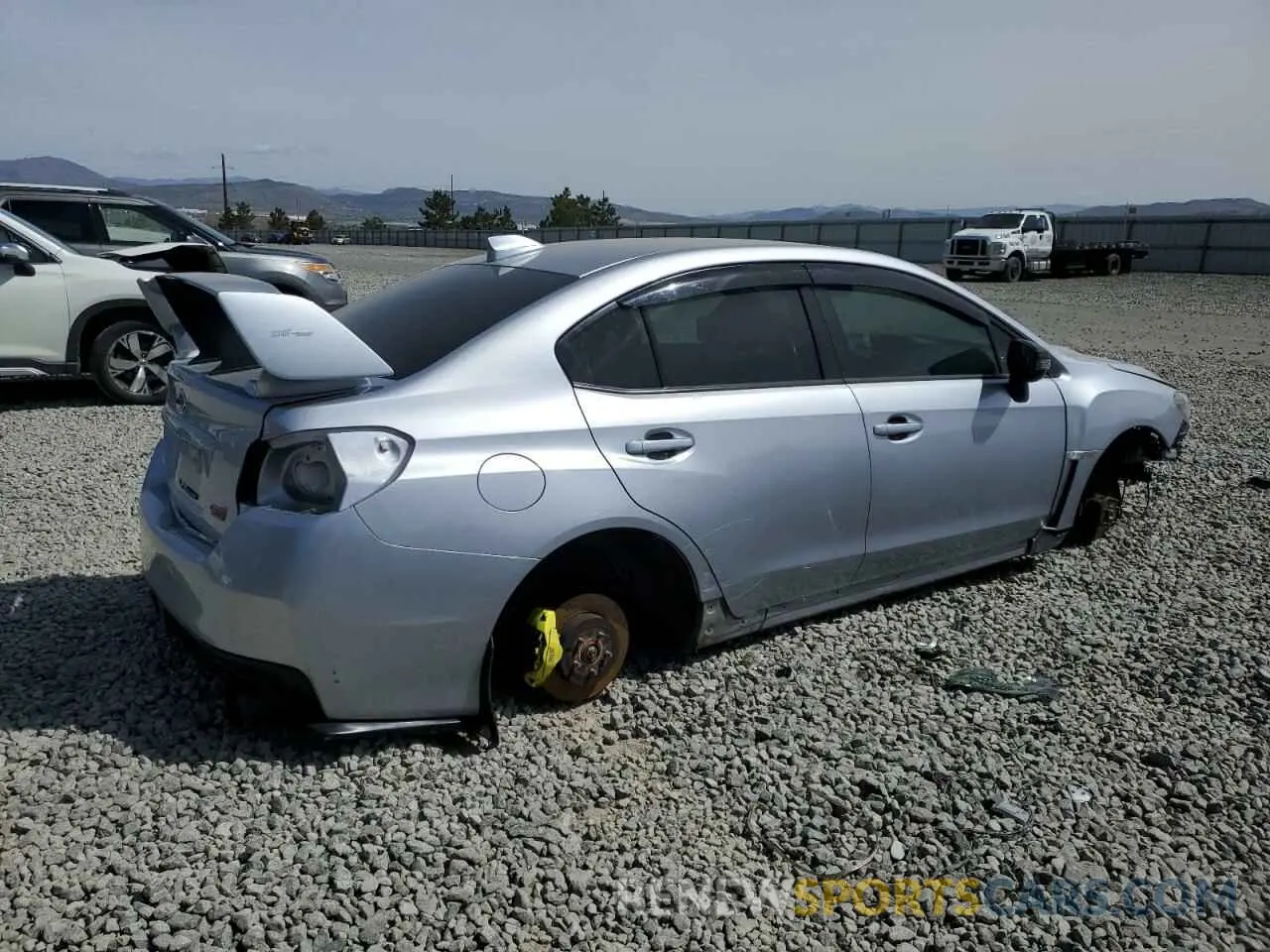 3 fotografías del automóvil dañado JF1VA2E6XL9805229 SUBARU WRX 2020