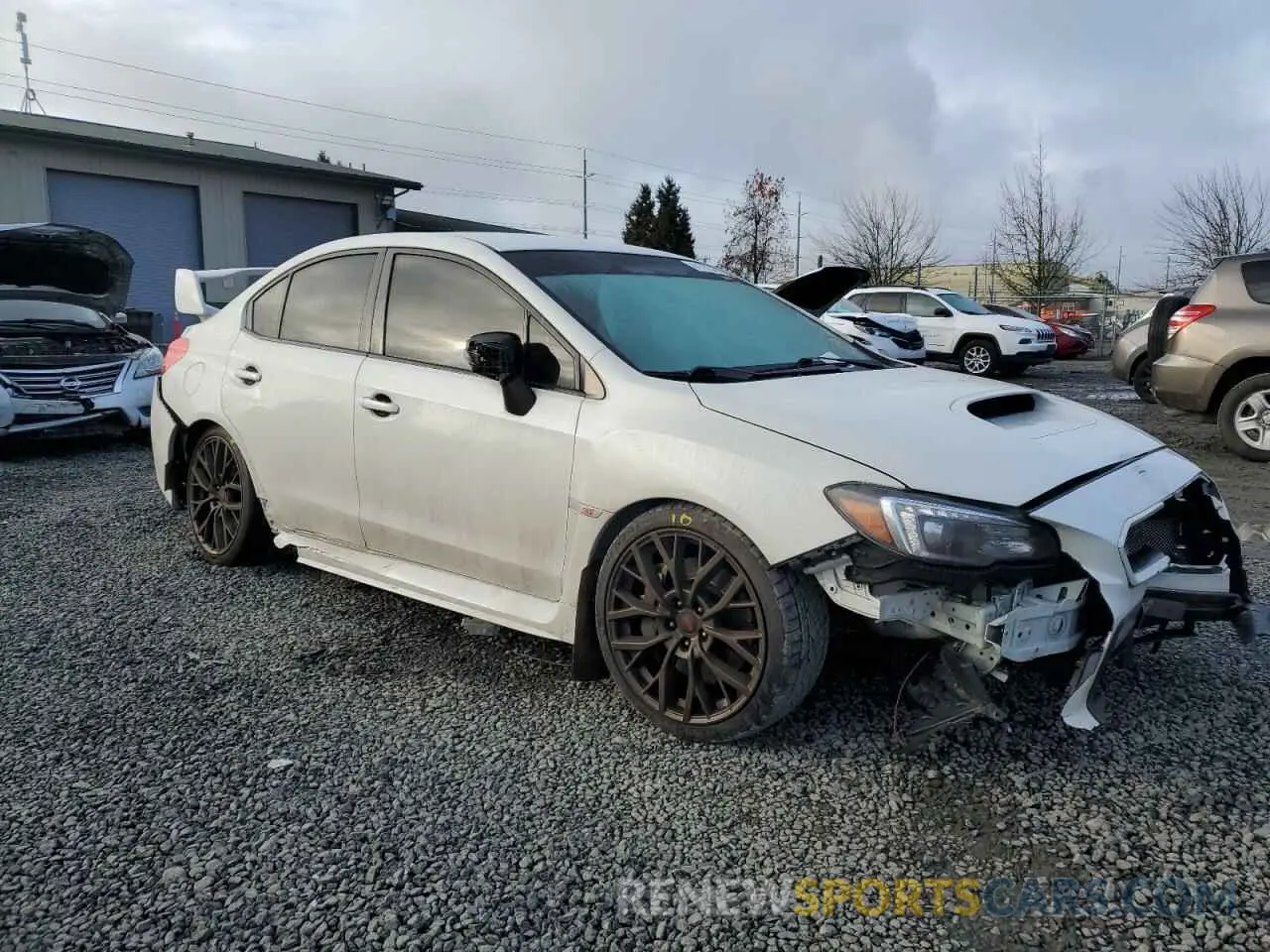 4 fotografías del automóvil dañado JF1VA2S69L9824021 SUBARU WRX 2020