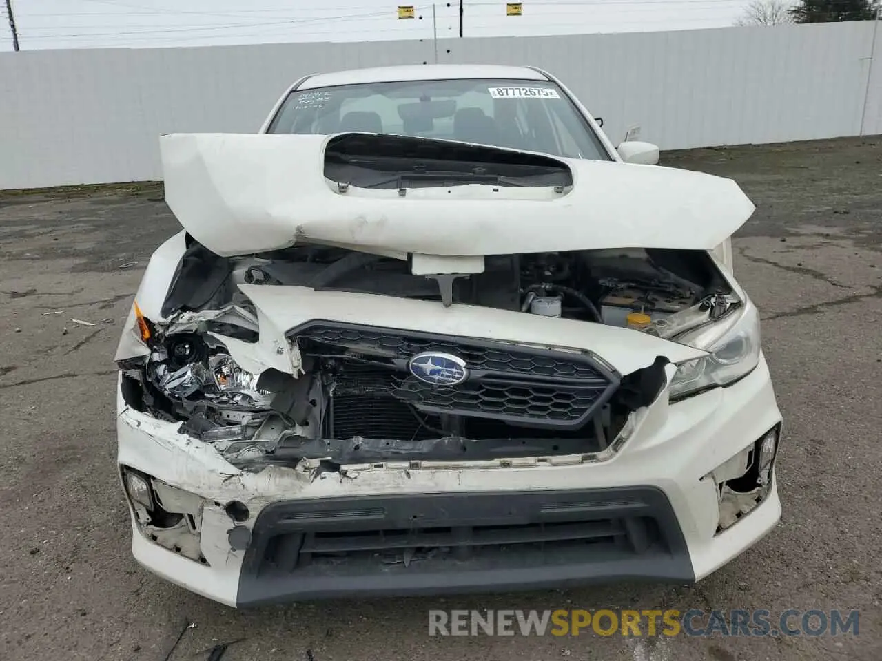 5 fotografías del automóvil dañado JF1VA1A61M9820056 SUBARU WRX 2021