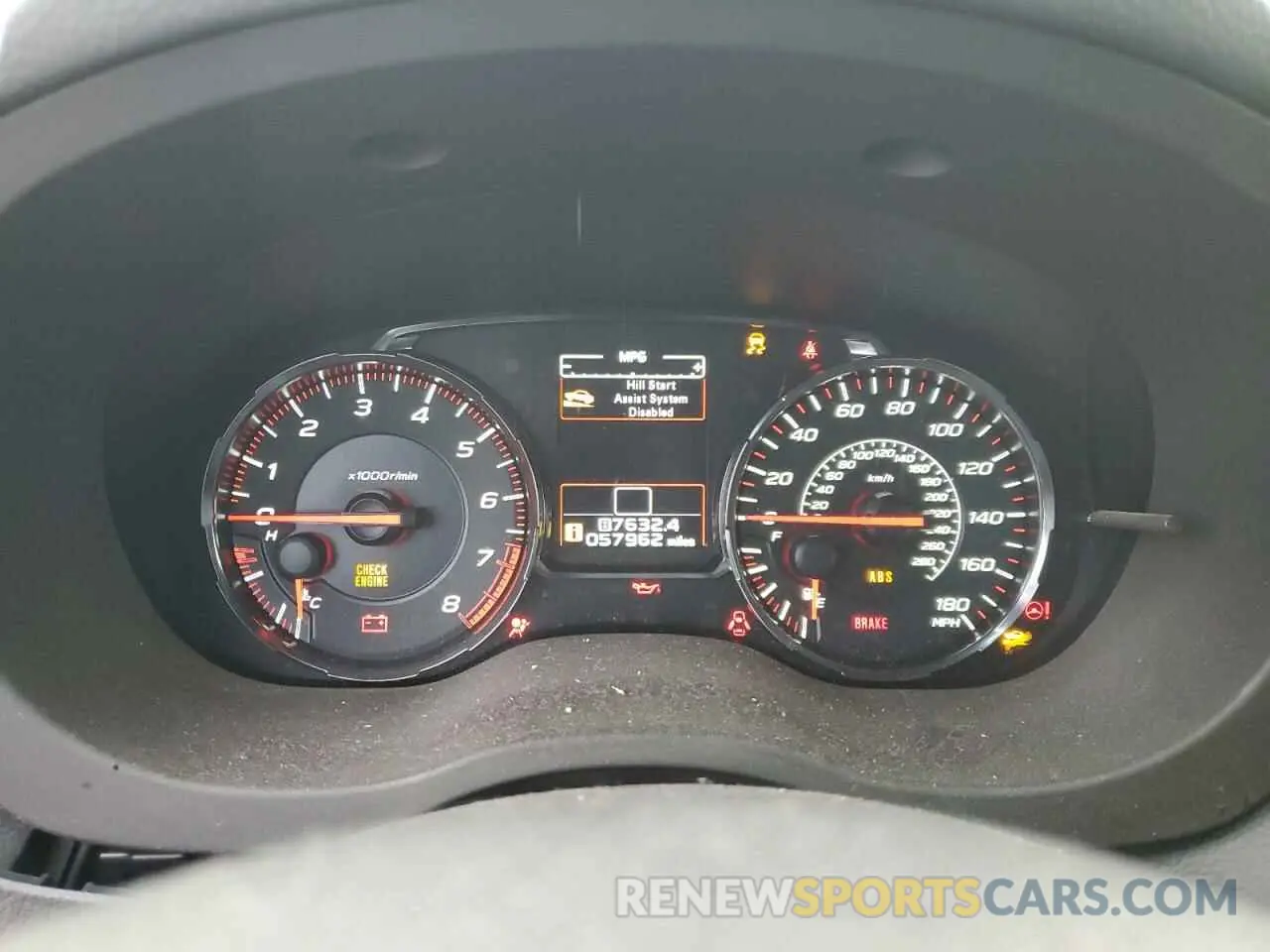 9 fotografías del automóvil dañado JF1VA1A61M9820056 SUBARU WRX 2021