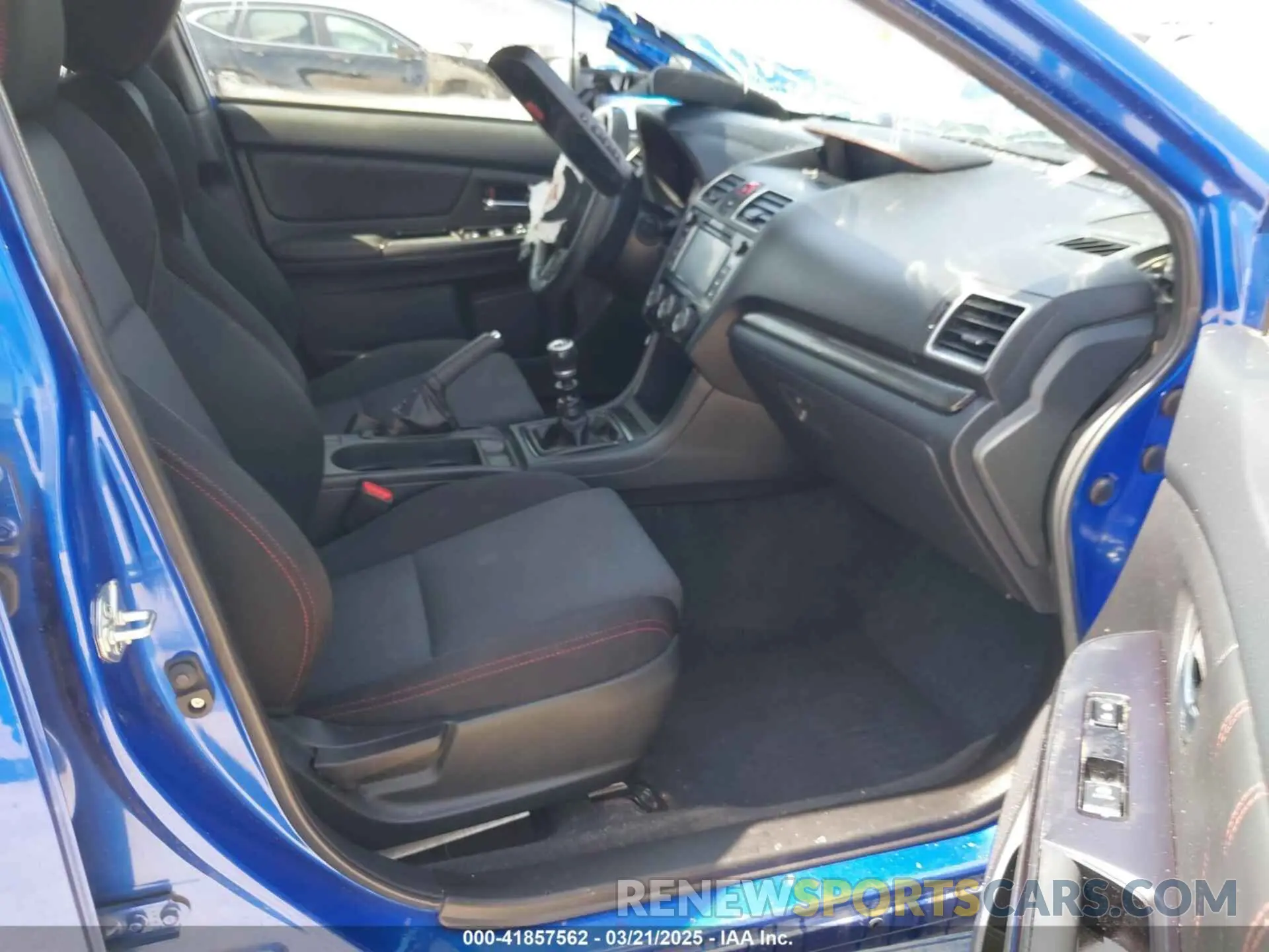 5 fotografías del automóvil dañado JF1VA1A62M9819756 SUBARU WRX 2021