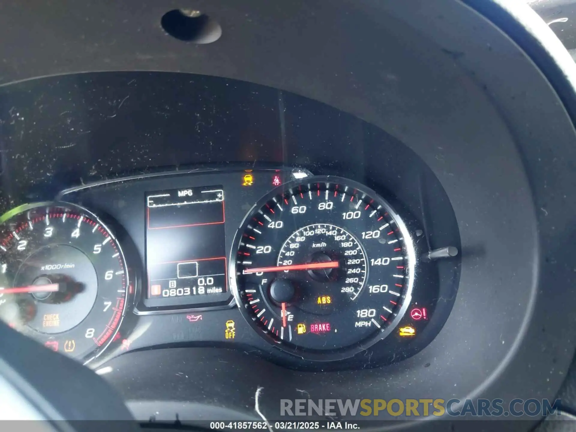 7 fotografías del automóvil dañado JF1VA1A62M9819756 SUBARU WRX 2021